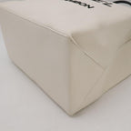 White Leather Chanel Tote