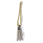 White Leather Chanel Wallet On Chain