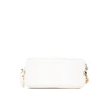 White Leather Chanel Crossbody Bag