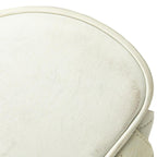 White Leather Chanel Backpack