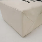 White Leather Chanel Tote