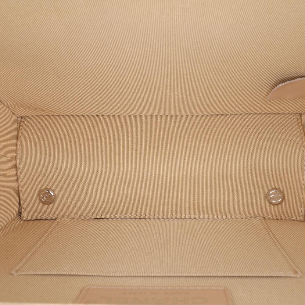 White Leather Chanel Clutch