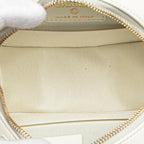 White Leather Chanel Crossbody Bag