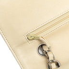 White Leather Chanel Shoulder Bag