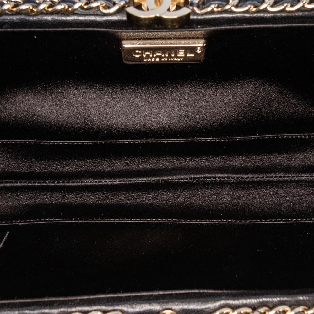 White Leather Chanel Crossbody Bag