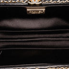 White Leather Chanel Crossbody Bag