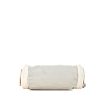 White Leather Chanel Shoulder Bag