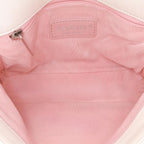 White Leather Chanel Flap Bag