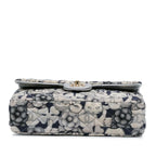 White Leather Chanel Flap Bag