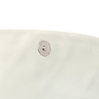 White Leather Chanel Flap Bag