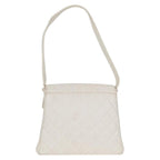 White Leather Chanel Shoulder Bag