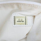 White Leather Chanel Tote