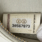 White Leather Chanel Crossbody Bag