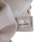 White Leather Chanel Tote