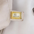 White Leather Chanel Flap Bag