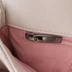 White Leather Chanel Flap Bag