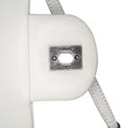 White Leather Chanel Flap Bag