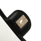 White Plastic Chanel Flap Bag