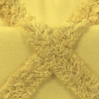 Yellow Canvas Chanel Flap Bag