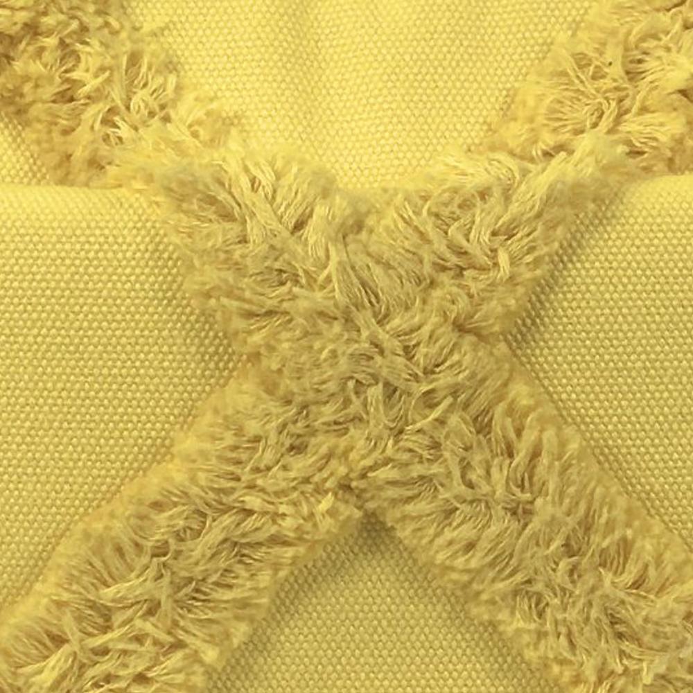 Yellow Canvas Chanel Flap Bag