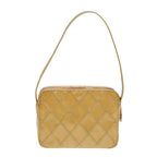 Yellow Canvas Chanel Shoulder Bag