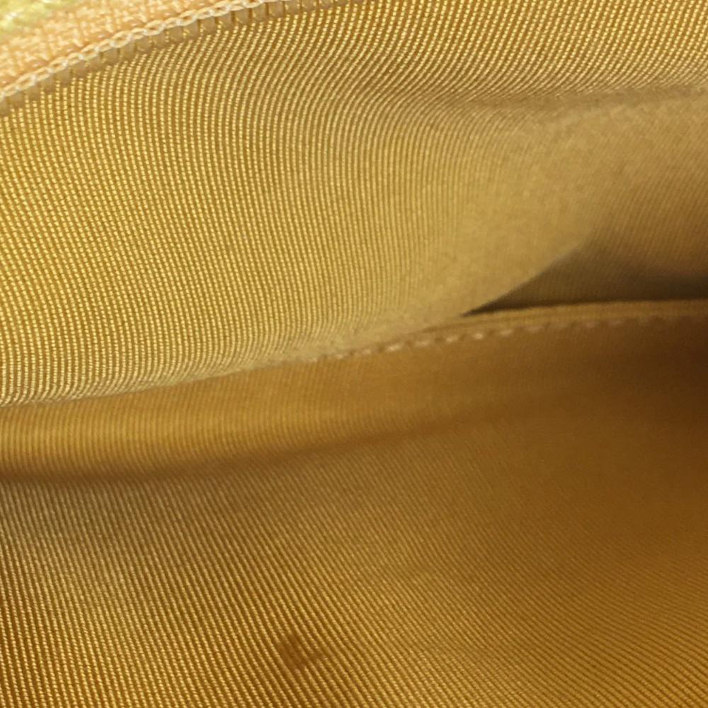 Yellow Canvas Chanel Flap Bag