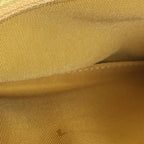 Yellow Canvas Chanel Flap Bag