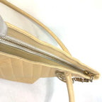 Yellow Fabric Chanel Shoulder Bag
