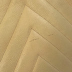 Yellow Fabric Chanel Shoulder Bag