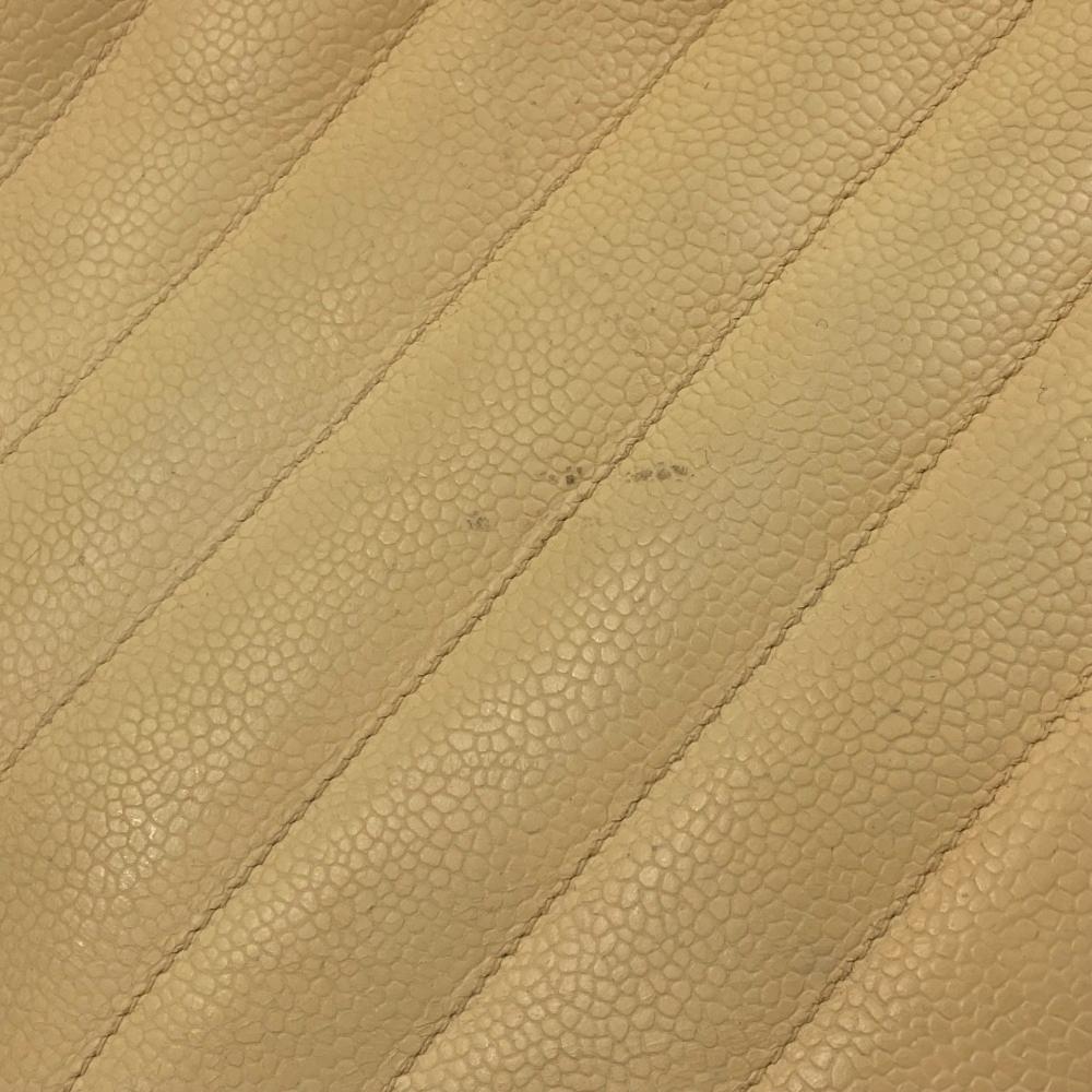 Yellow Fabric Chanel Shoulder Bag