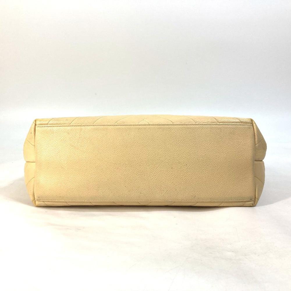Yellow Fabric Chanel Shoulder Bag