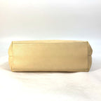 Yellow Fabric Chanel Shoulder Bag