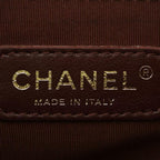 Yellow Fabric Chanel Shoulder Bag