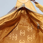 Yellow Leather Chanel Shoulder Bag