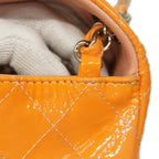Yellow Leather Chanel Shoulder Bag