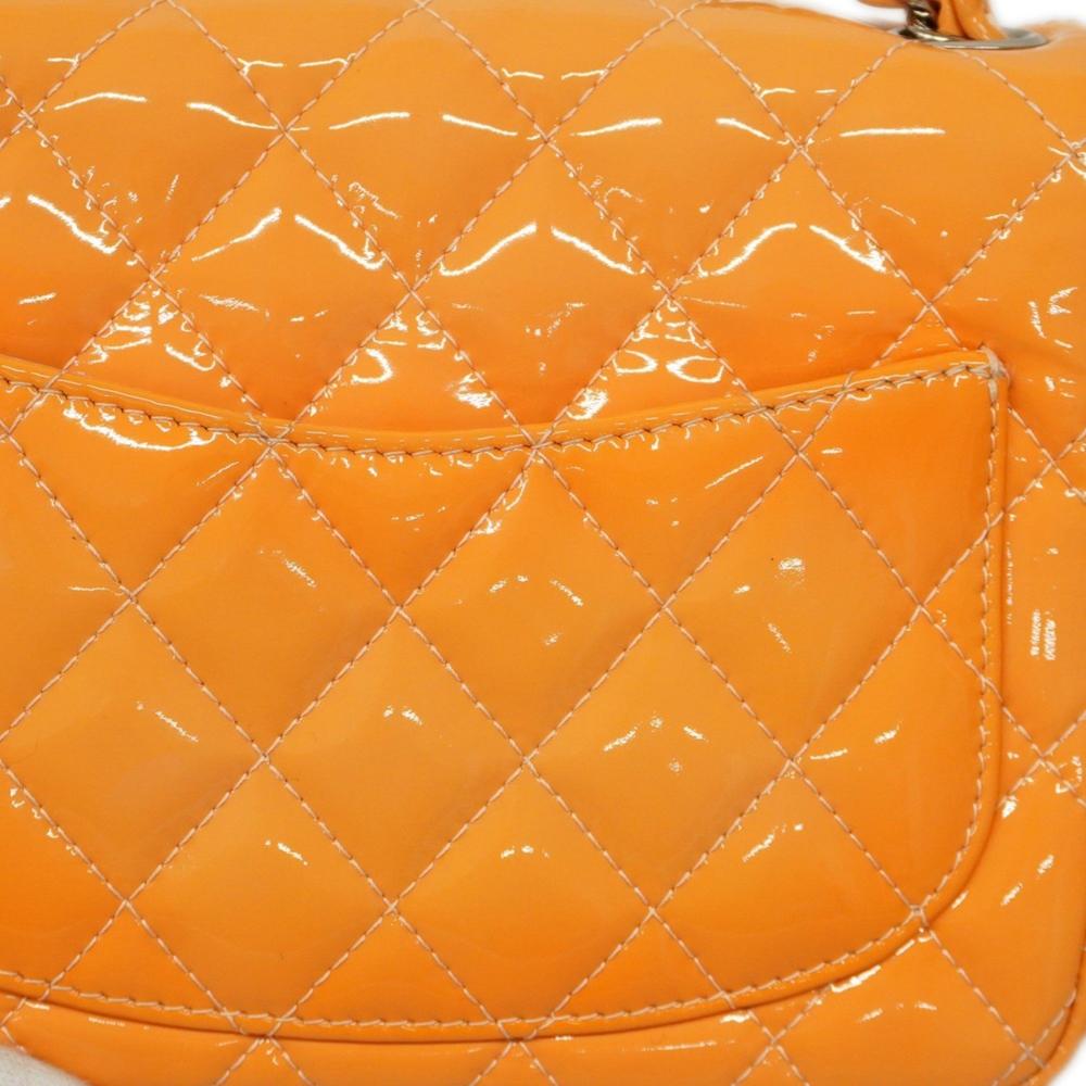 Yellow Leather Chanel Shoulder Bag