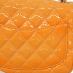 Yellow Leather Chanel Shoulder Bag