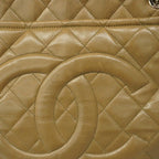 Yellow Leather Chanel Tote