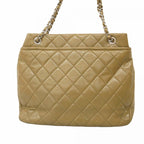 Yellow Leather Chanel Tote