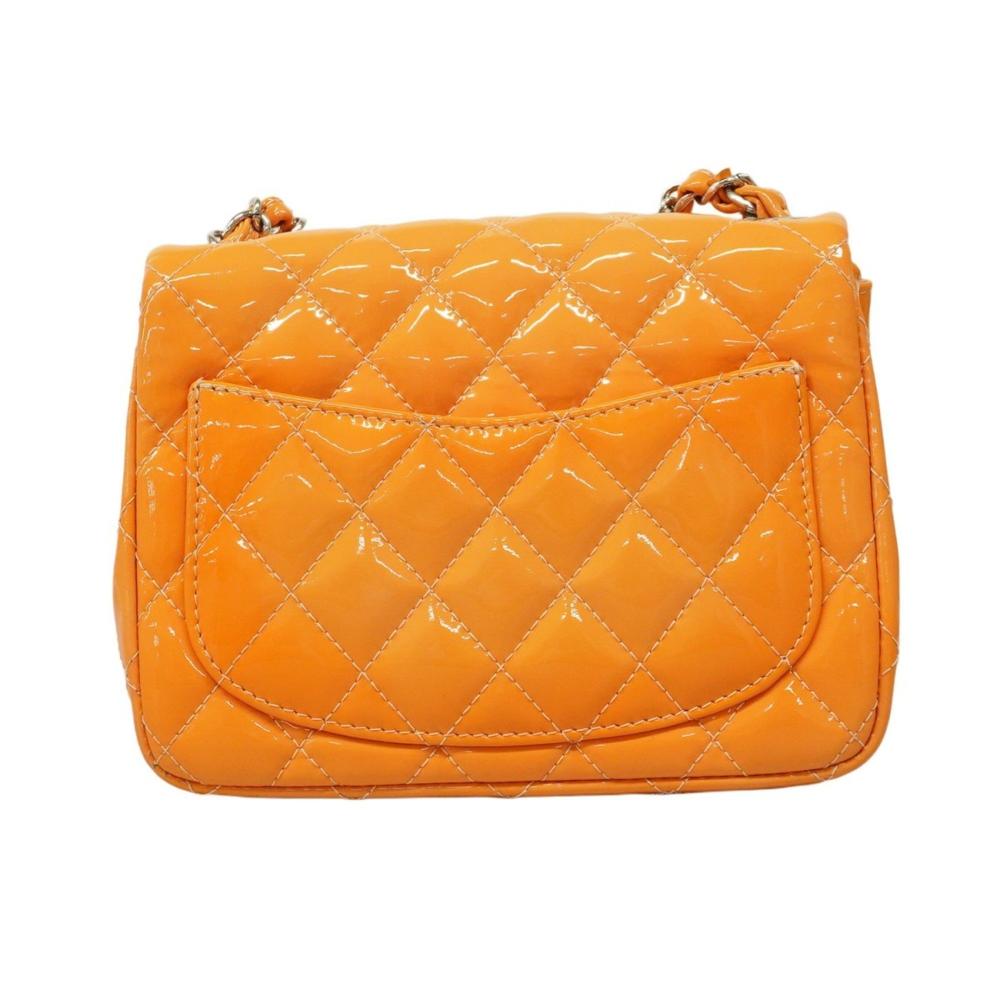 Yellow Leather Chanel Shoulder Bag