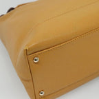 Yellow Leather Chanel Shoulder Bag