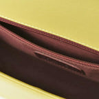 Yellow Leather Chanel Shoulder Bag