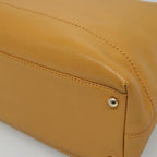 Yellow Leather Chanel Shoulder Bag