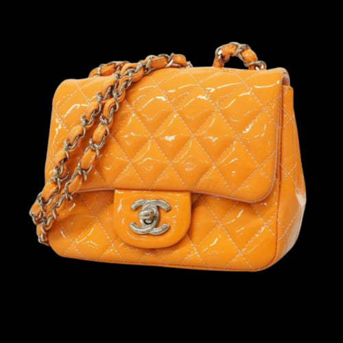 Yellow Leather Chanel Shoulder Bag