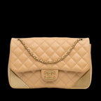 Yellow Leather Chanel Shoulder Bag