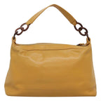 Yellow Leather Chanel Shoulder Bag