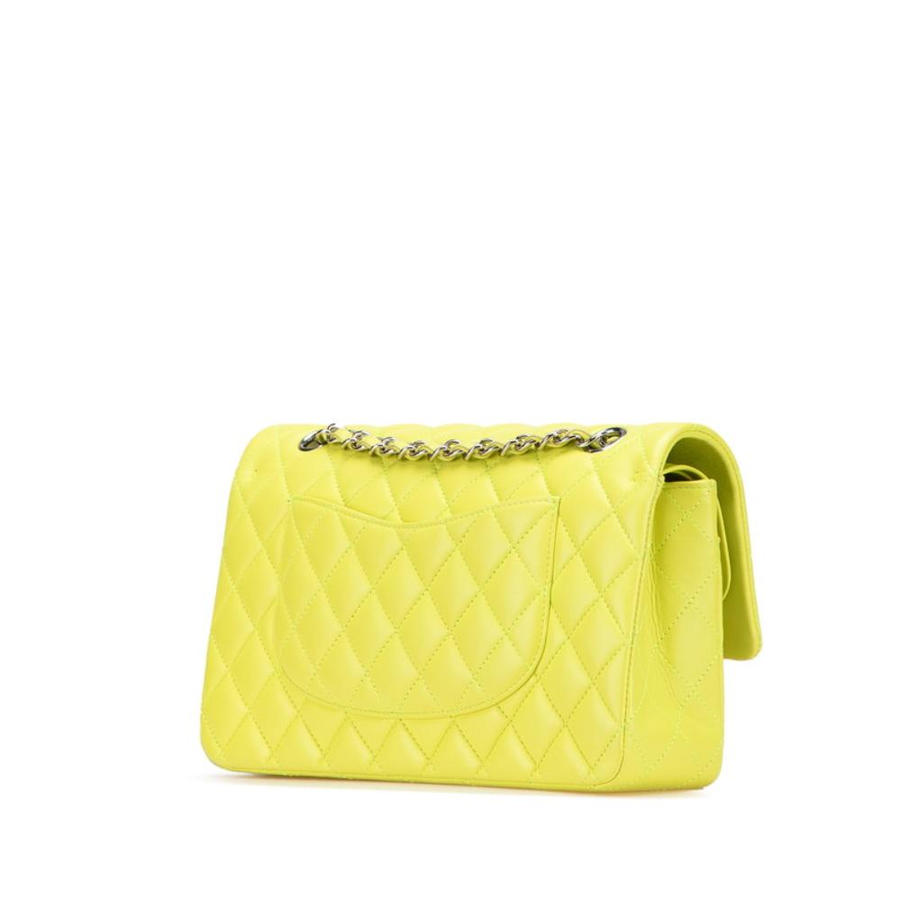 Yellow Leather Chanel Flap Bag