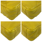 Yellow Leather Chanel Shoulder Bag