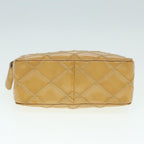 Yellow Leather Chanel Shoulder Bag