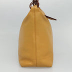 Yellow Leather Chanel Shoulder Bag
